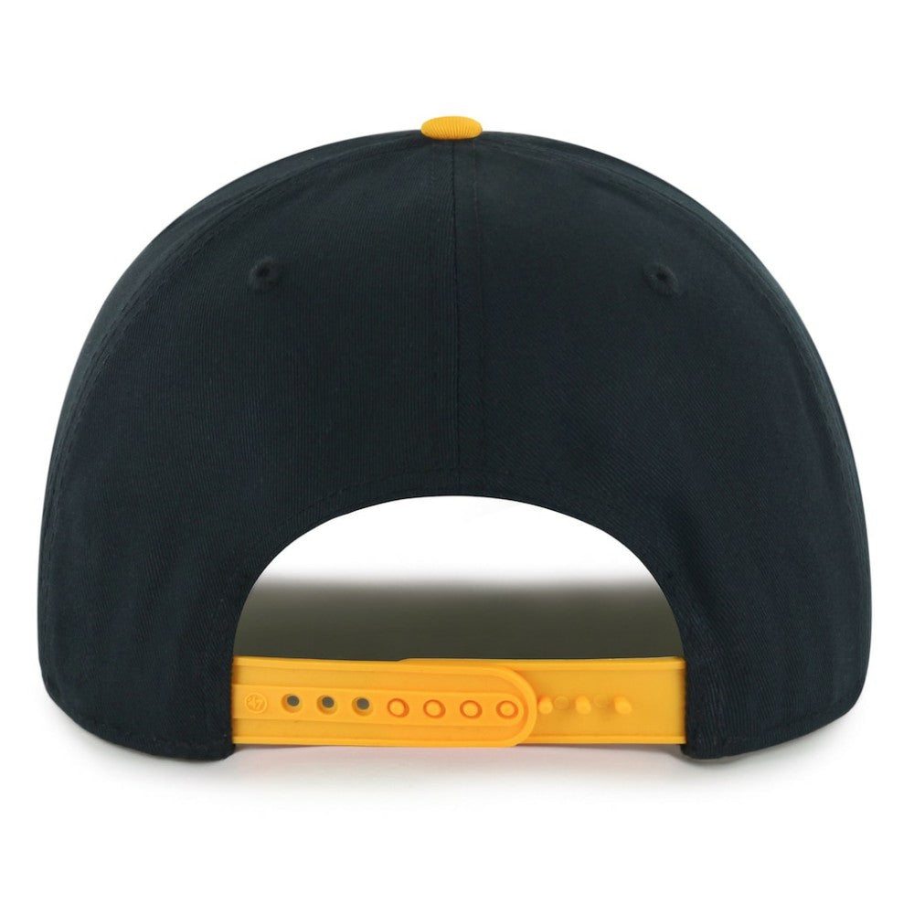 Boston Bruins '47 Dropshadow Rope Hitch Adjustable Hat - Black/Gold | 47 brand Lifestyle