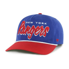 New York Rangers '47 Dropshadow Rope Hitch Adjustable Hat - Blue/Red | 47 brand online