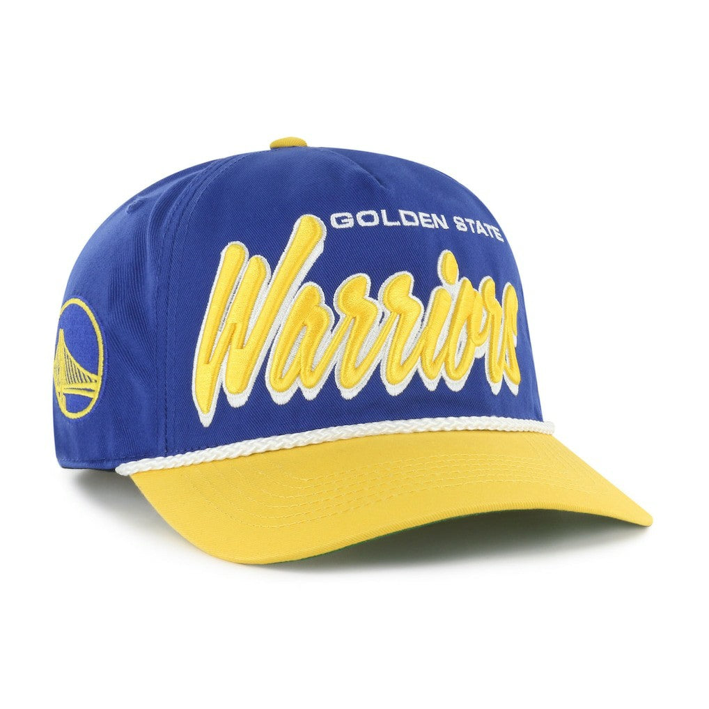 47 brand Golden State Warriors '47 Dropshadow Rope Hitch Adjustable Hat Royal/Gold