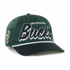 47 brand Milwaukee Bucks '47 Dropshadow Rope Hitch Adjustable Hat Hunter Green/Black