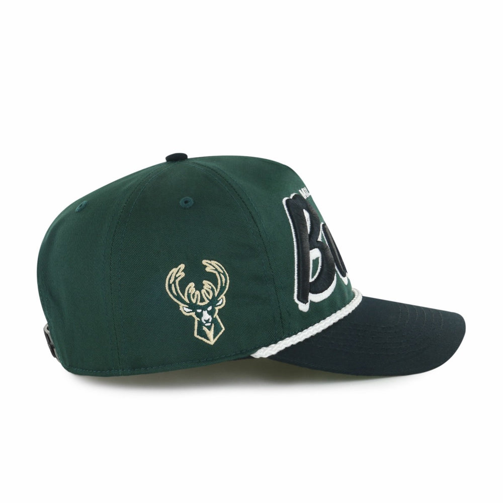 47 brand Milwaukee Bucks '47 Dropshadow Rope Hitch Adjustable Hat Hunter Green/Black