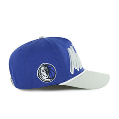 47 brand Dallas Mavericks '47 Dropshadow Rope Hitch Adjustable Hat Blue/Gray
