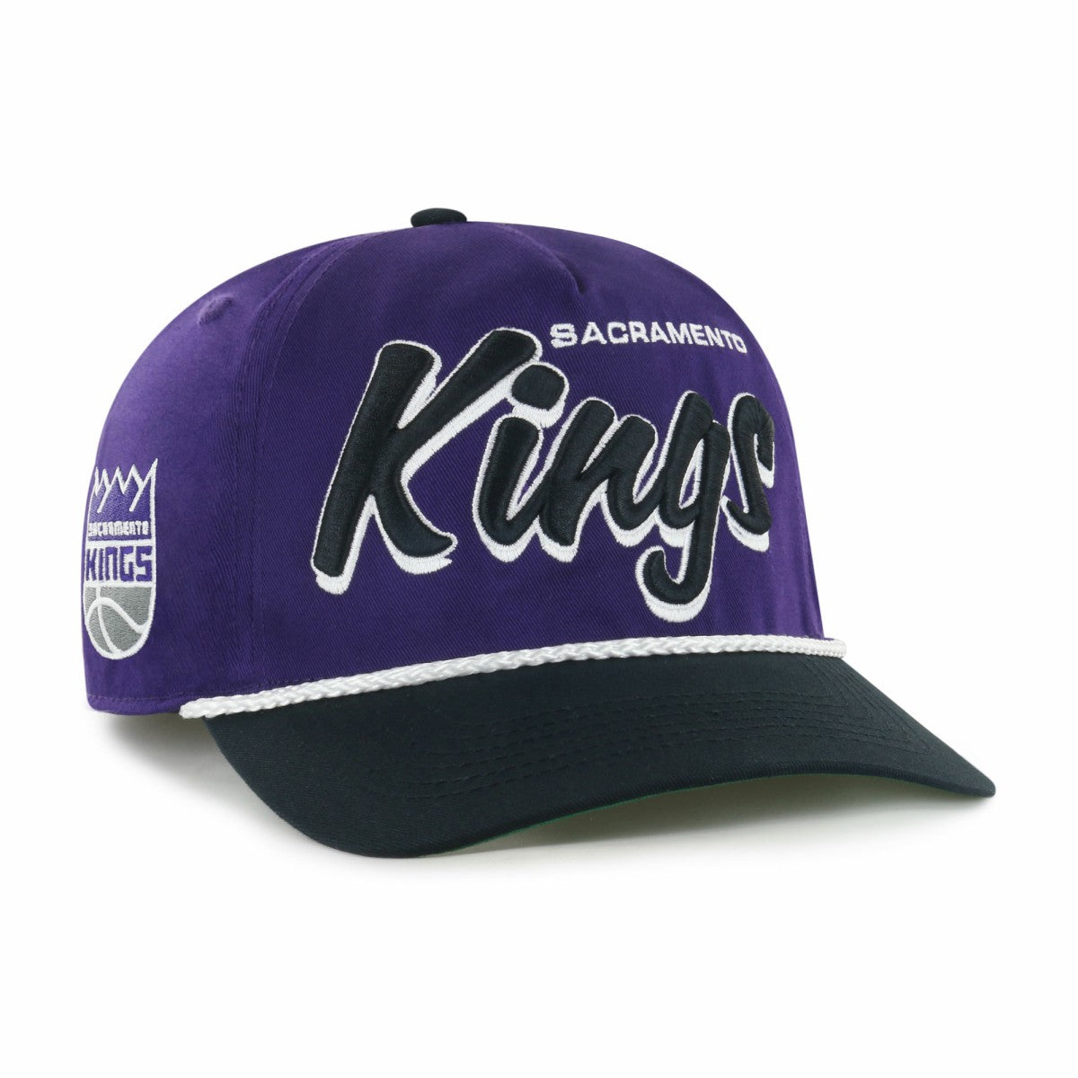47 brand Sacramento Kings '47 Dropshadow Rope Hitch Adjustable Hat Purple/Black
