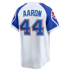Hank Aaron Atlanta Braves Nike Throwback Cooperstown Collection Limited Jersey Outlet