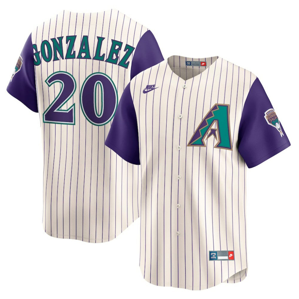 Luis Gonzalez Arizona Diamondbacks Nike Throwback Cooperstown Collection Limited Jersey for sale