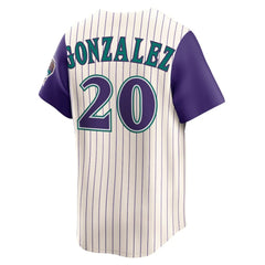 Luis Gonzalez Arizona Diamondbacks Nike Throwback Cooperstown Collection Limited Jersey for sale