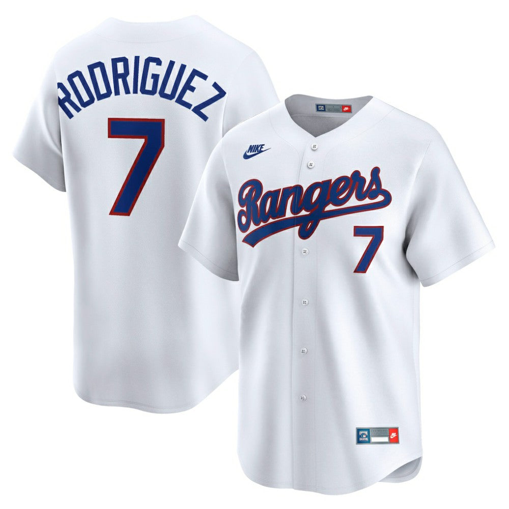Ivan Rodriguez Texas Rangers Nike Throwback Cooperstown Collection Limited Jersey Outlet