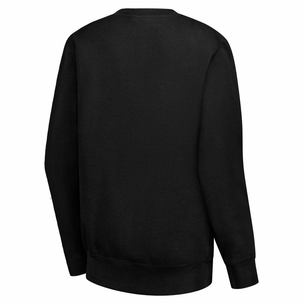 San Antonio Spurs G-III 4Her by Carl Banks Women's Leopard Heart Fleece Pullover Sweatshirt Black