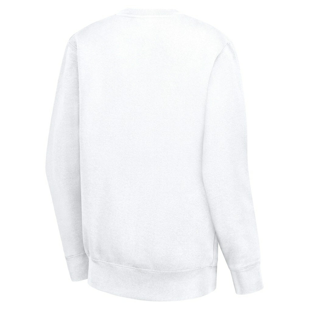 Indiana Pacers G-III 4Her by Carl Banks Women's Leopard Heart Fleece Pullover Sweatshirt White