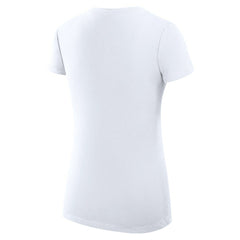 Indiana Pacers G-III 4Her by Carl Banks Women's Super-Slim Fit Lightweight Leopard Heart V-Neck T-Shirt White
