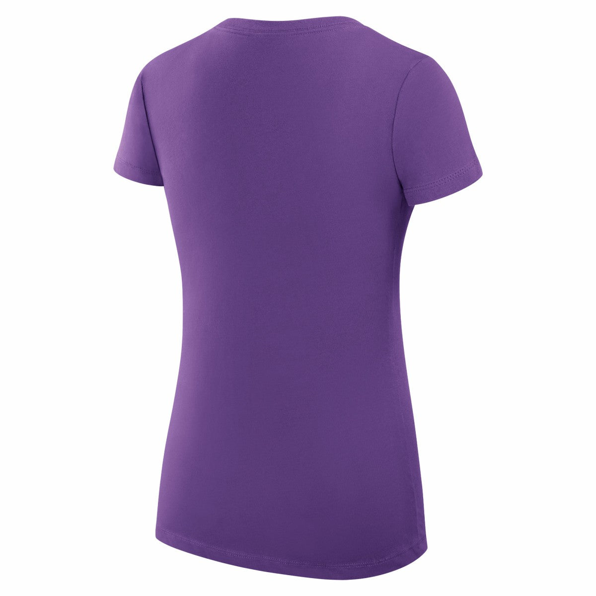 Los Angeles Lakers G-III 4Her by Carl Banks Women's Super-Slim Fit Lightweight Leopard Heart V-Neck T-Shirt Purple