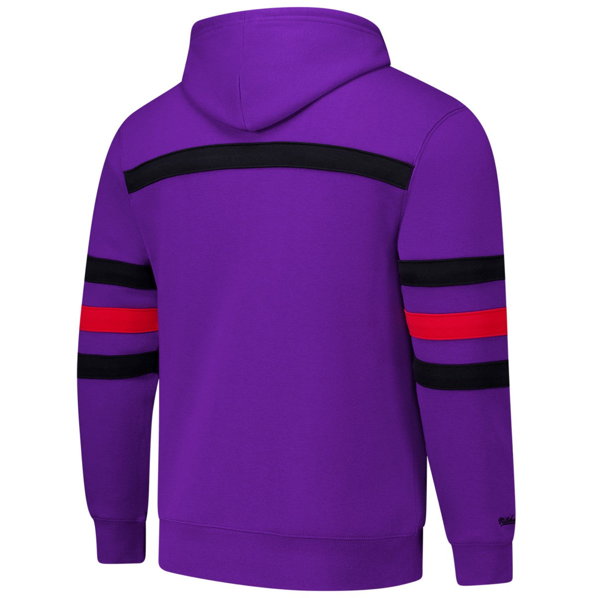 Mitchell & Ness Toronto Raptors Hardwood Classics Nights Head Coach Pullover Hoodie Purple