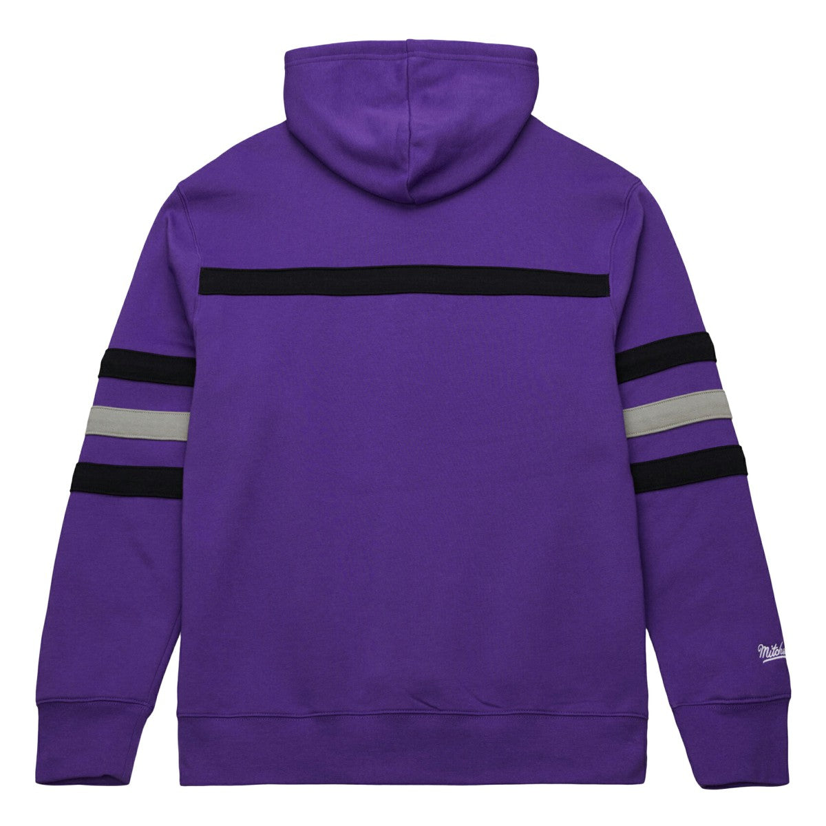 Mitchell & Ness Sacramento Kings Hardwood Classics Nights Head Coach Pullover Hoodie Purple