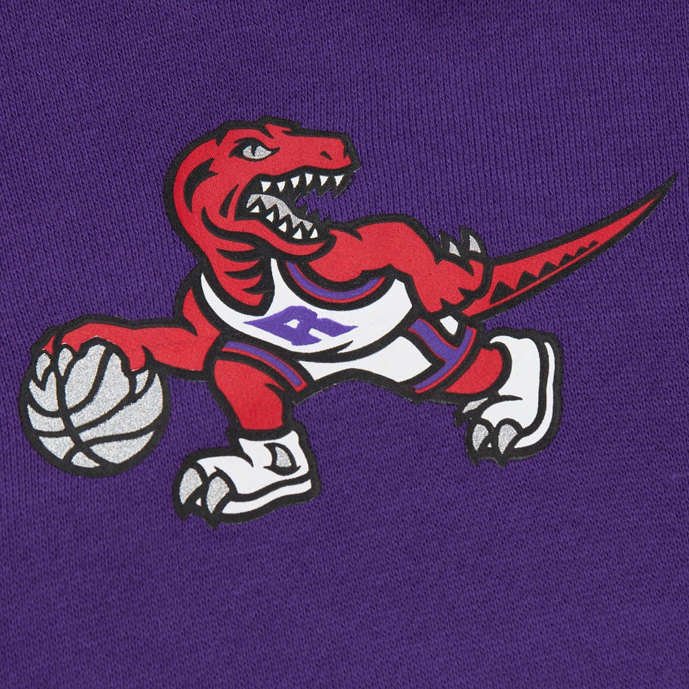 Mitchell & Ness Toronto Raptors Hardwood Classics There & Back 2.0 Vintage Pullover Sweatshirt Purple