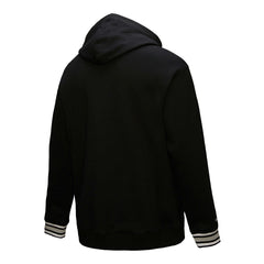 Mitchell & Ness Sacramento Kings Chainstitch Applique Vintage Heavyweight Pullover Hoodie Black