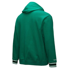 Mitchell & Ness Boston Celtics Chainstitch Applique Vintage Heavyweight Pullover Hoodie Kelly Green