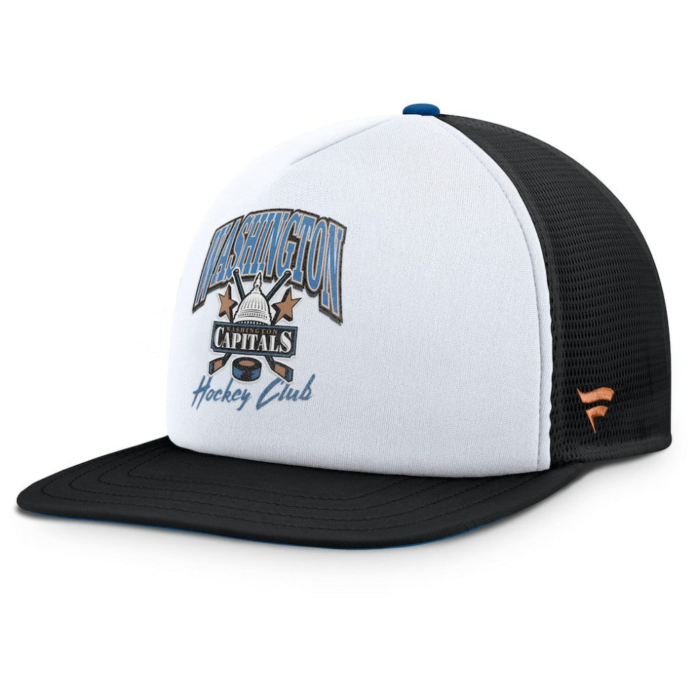 Washington Capitals Fanatics Decades Collection Foam Front Snapback Hat - White/Black | Fanatics discount