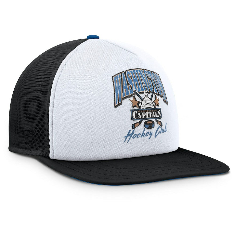 Washington Capitals Fanatics Decades Collection Foam Front Snapback Hat - White/Black | Fanatics discount
