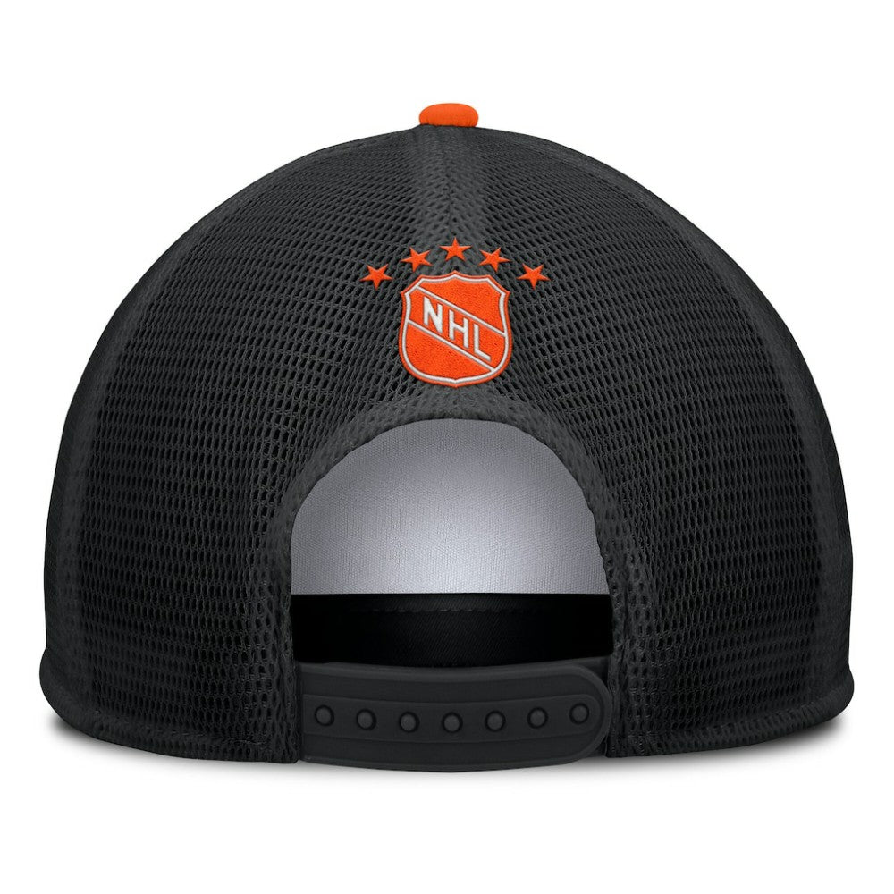 Edmonton Oilers Fanatics Decades Collection Foam Front Snapback Hat - White/Black | Fanatics Lifestyle