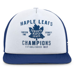 Toronto Maple Leafs Fanatics Decades Collection Foam Front Snapback Hat - White/Blue | Fanatics Clearance