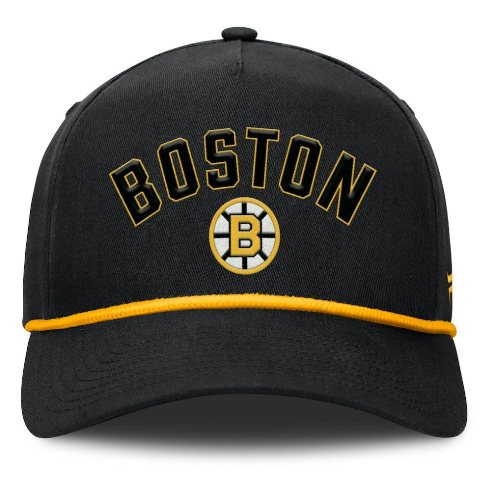 Boston Bruins Fanatics Decades Collection A-Frame Rope Adjustable Hat - Black | Fanatics sale