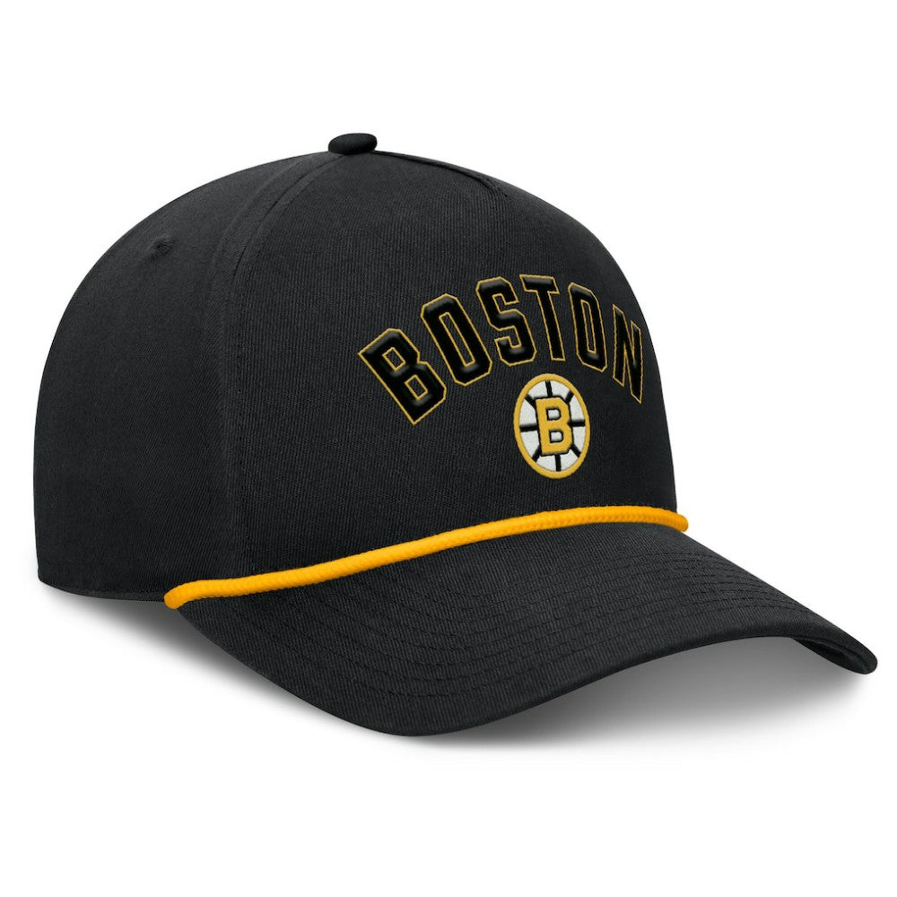 Boston Bruins Fanatics Decades Collection A-Frame Rope Adjustable Hat - Black | Fanatics sale
