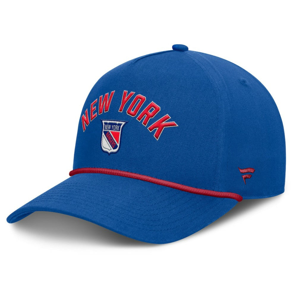 New York Rangers Fanatics Decades Collection A-Frame Rope Adjustable Hat - Royal | Fanatics online