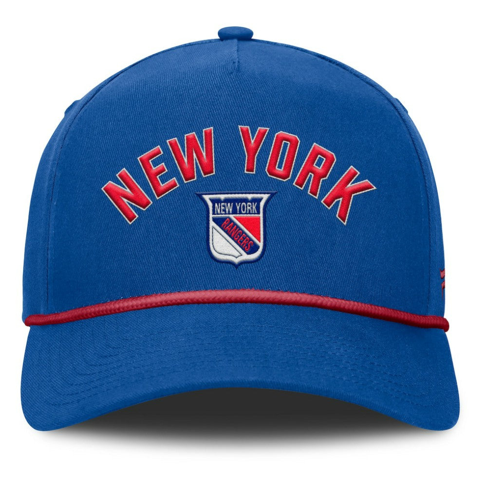 New York Rangers Fanatics Decades Collection A-Frame Rope Adjustable Hat - Royal | Fanatics online