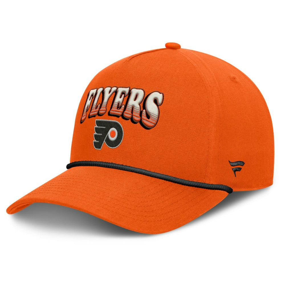 Philadelphia Flyers Fanatics Decades Collection A-Frame Rope Adjustable Hat - Orange | Fanatics sale