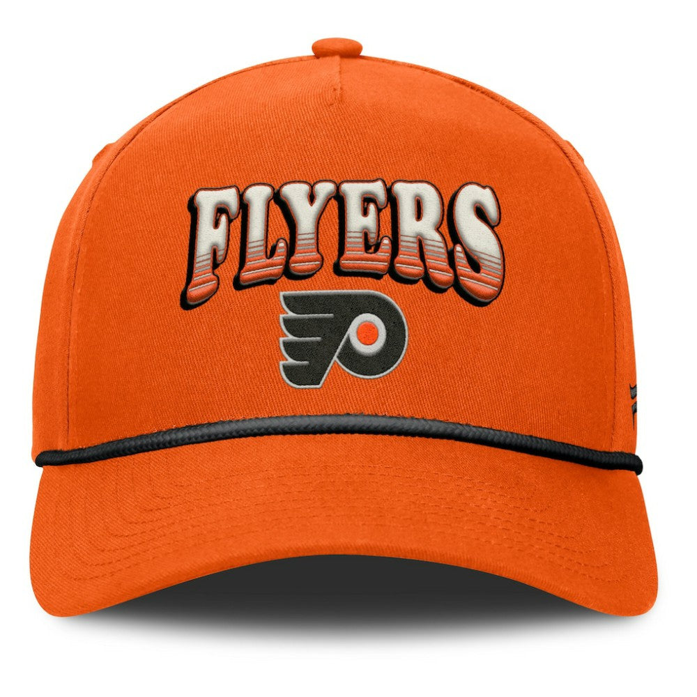 Philadelphia Flyers Fanatics Decades Collection A-Frame Rope Adjustable Hat - Orange | Fanatics sale
