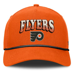 Philadelphia Flyers Fanatics Decades Collection A-Frame Rope Adjustable Hat - Orange | Fanatics sale