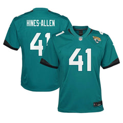 Josh Hines-Allen Jacksonville Jaguars Youth Game Jersey - Teal - Nike