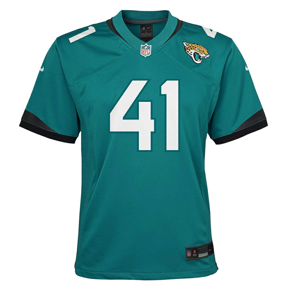 Josh Hines-Allen Jacksonville Jaguars Youth Game Jersey - Teal - Nike
