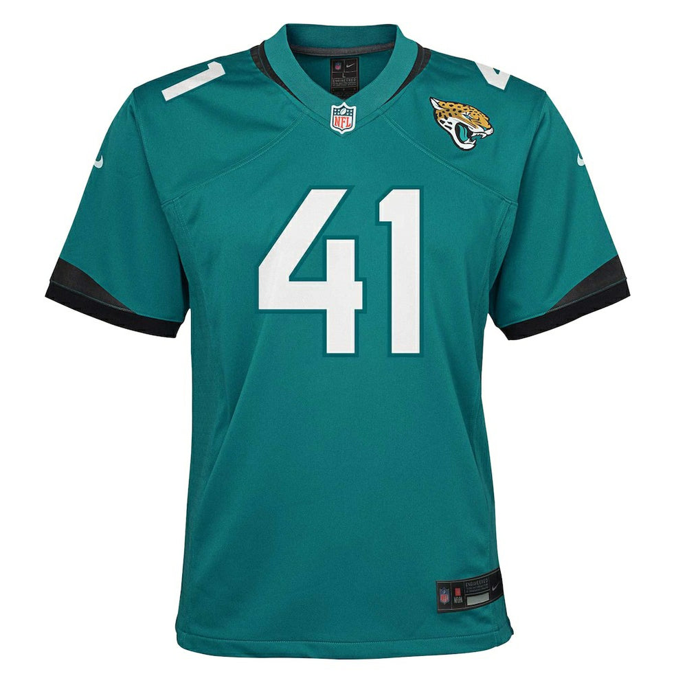 Josh Hines-Allen Jacksonville Jaguars Youth Game Jersey - Teal - Nike