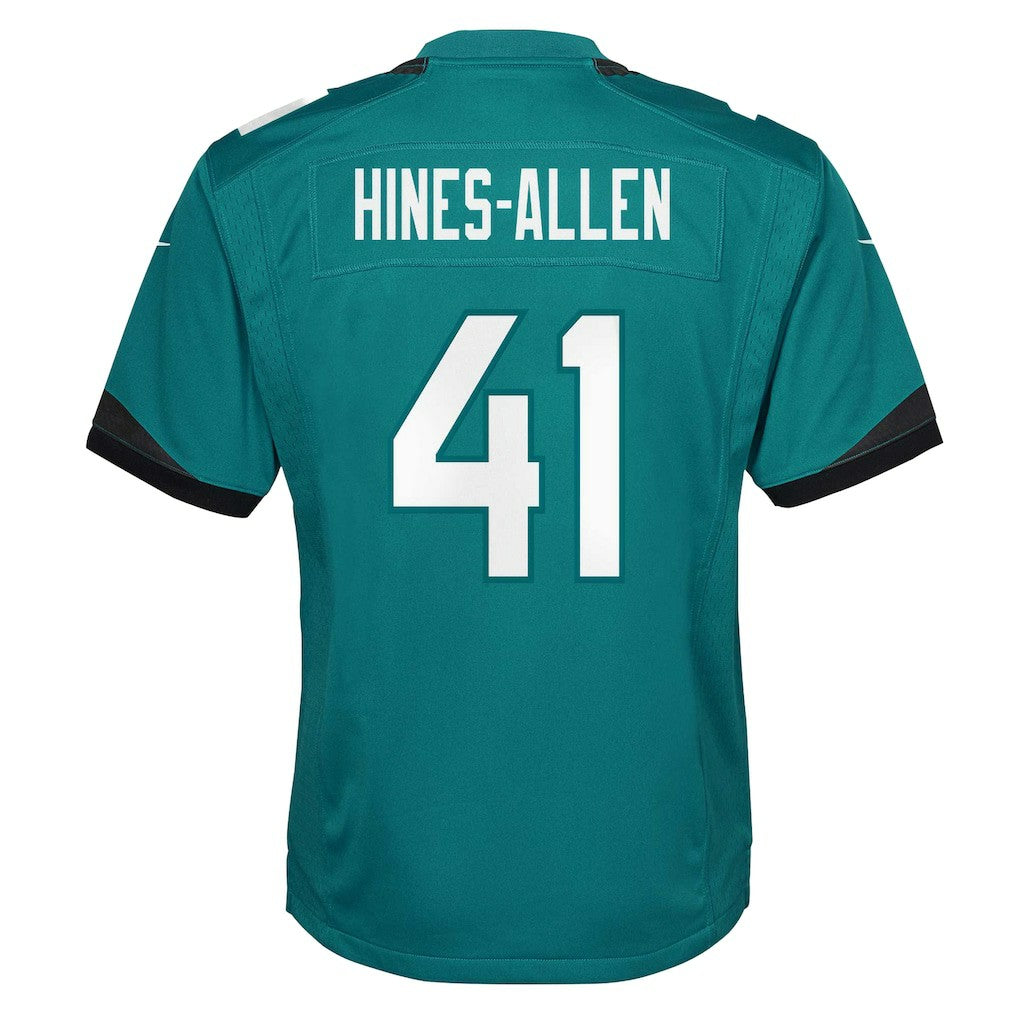 Josh Hines-Allen Jacksonville Jaguars Youth Game Jersey - Teal - Nike