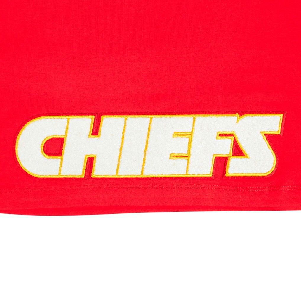 Travis Kelce Kansas City Chiefs Pro Standard Women's Player Name & Number Cropped Boxy T-Shirt - Red - NFL