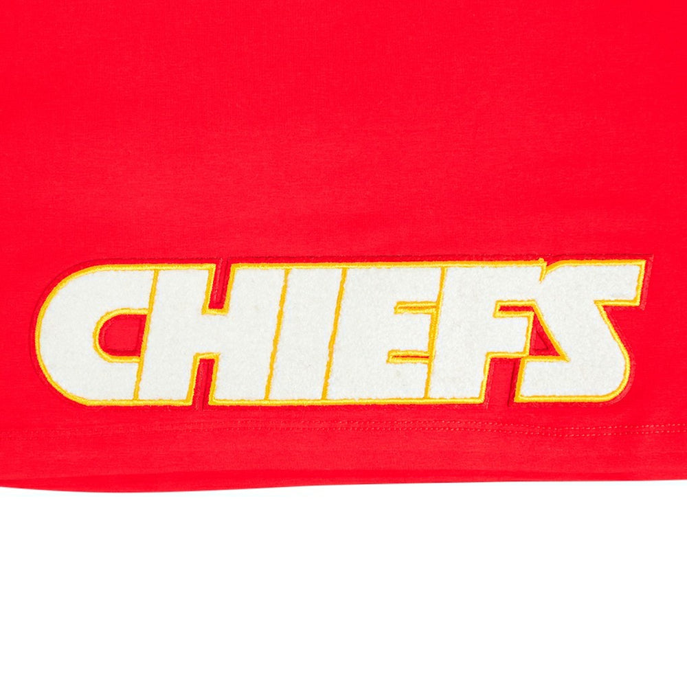 Travis Kelce Kansas City Chiefs Pro Standard Women's Player Name & Number Cropped Boxy T-Shirt - Red - NFL