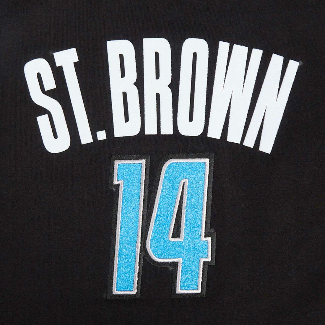 Amon-Ra St. Brown Detroit Lions Pro Standard Women's Player Name & Number Cropped Boxy T-Shirt - Black - NFL