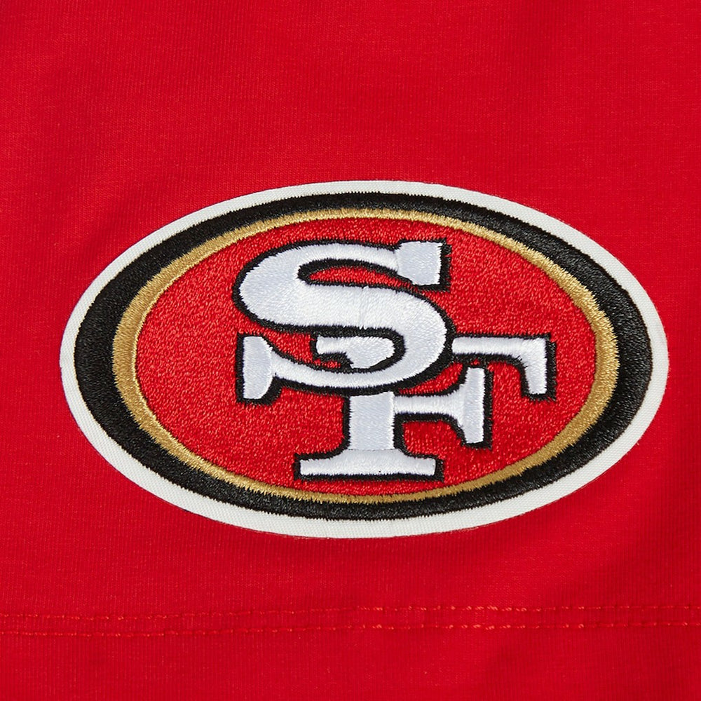 Christian McCaffrey San Francisco 49ers Pro Standard Women's Player Name & Number Cropped Boxy T-Shirt - Scarlet - NFL