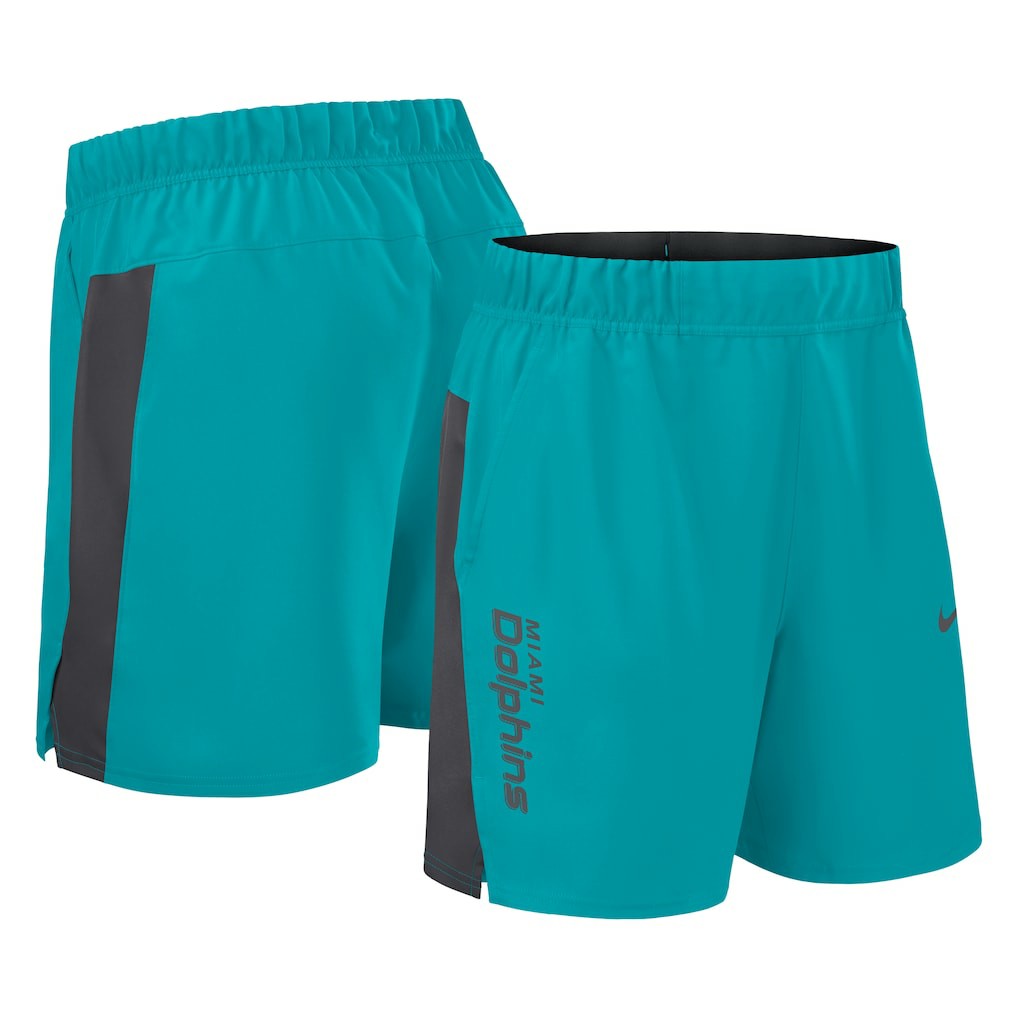 Miami Dolphins Woven Victory Dri-FIT Shorts - Aqua - Nike