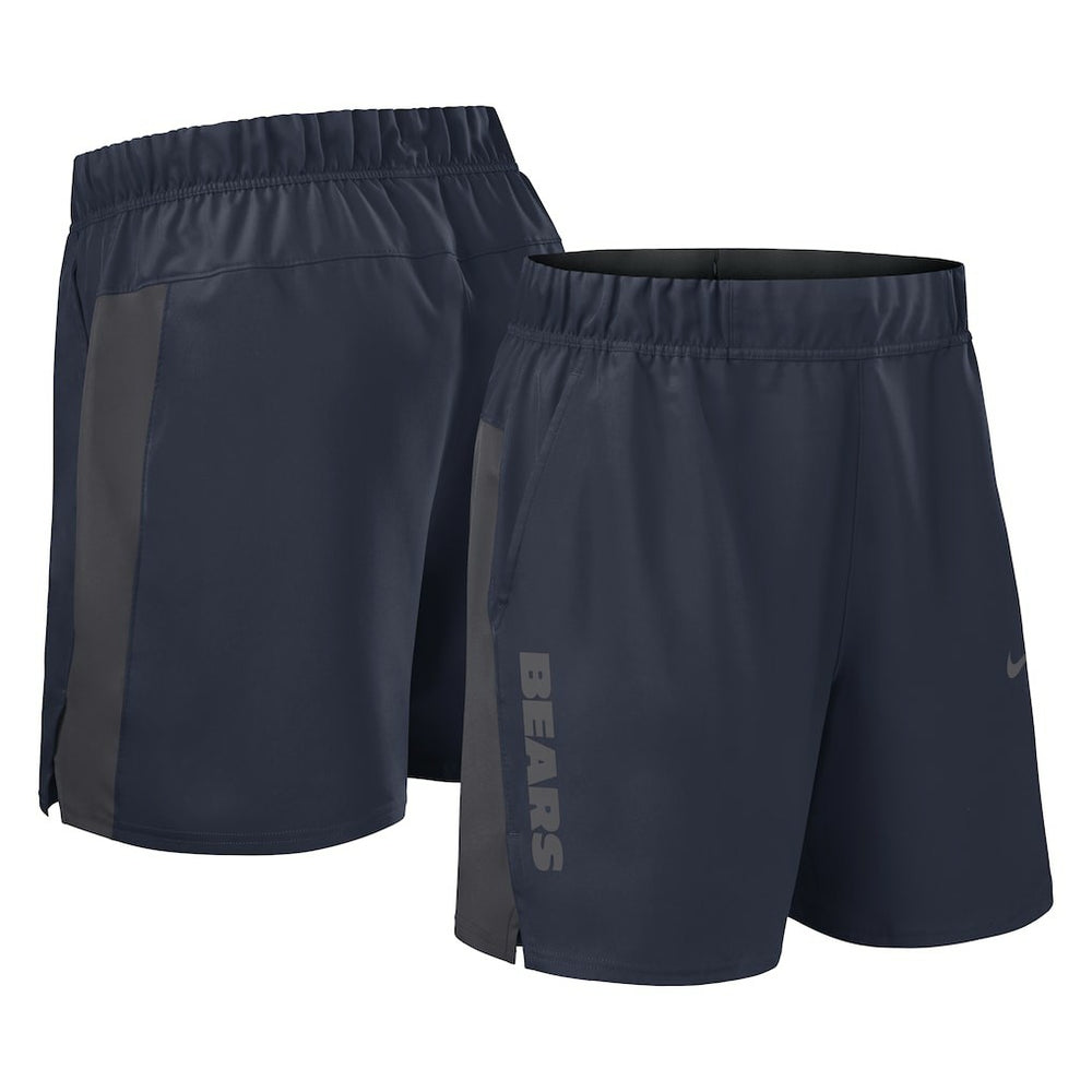 Chicago Bears Woven Victory Dri-FIT Shorts - Navy - Nike
