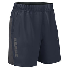 Chicago Bears Woven Victory Dri-FIT Shorts - Navy - Nike