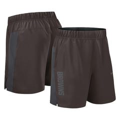 Cleveland Browns Woven Victory Dri-FIT Shorts - Brown - Nike