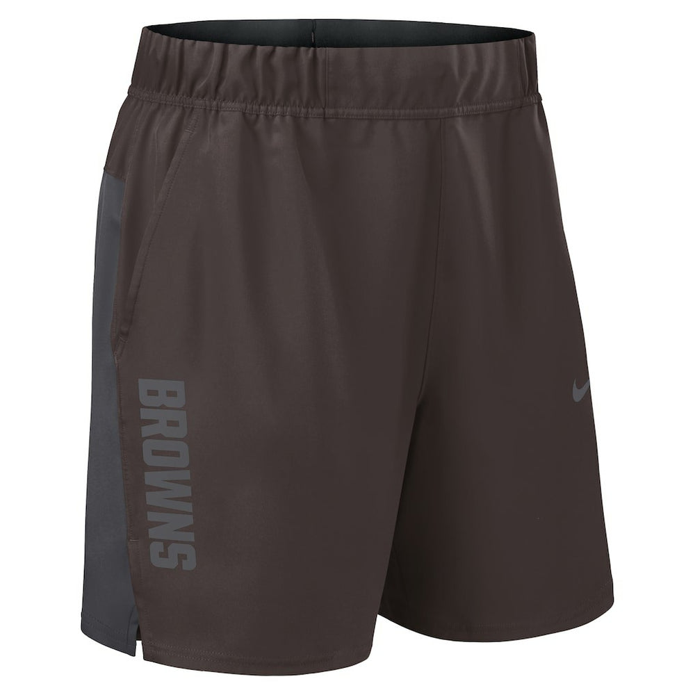 Cleveland Browns Woven Victory Dri-FIT Shorts - Brown - Nike