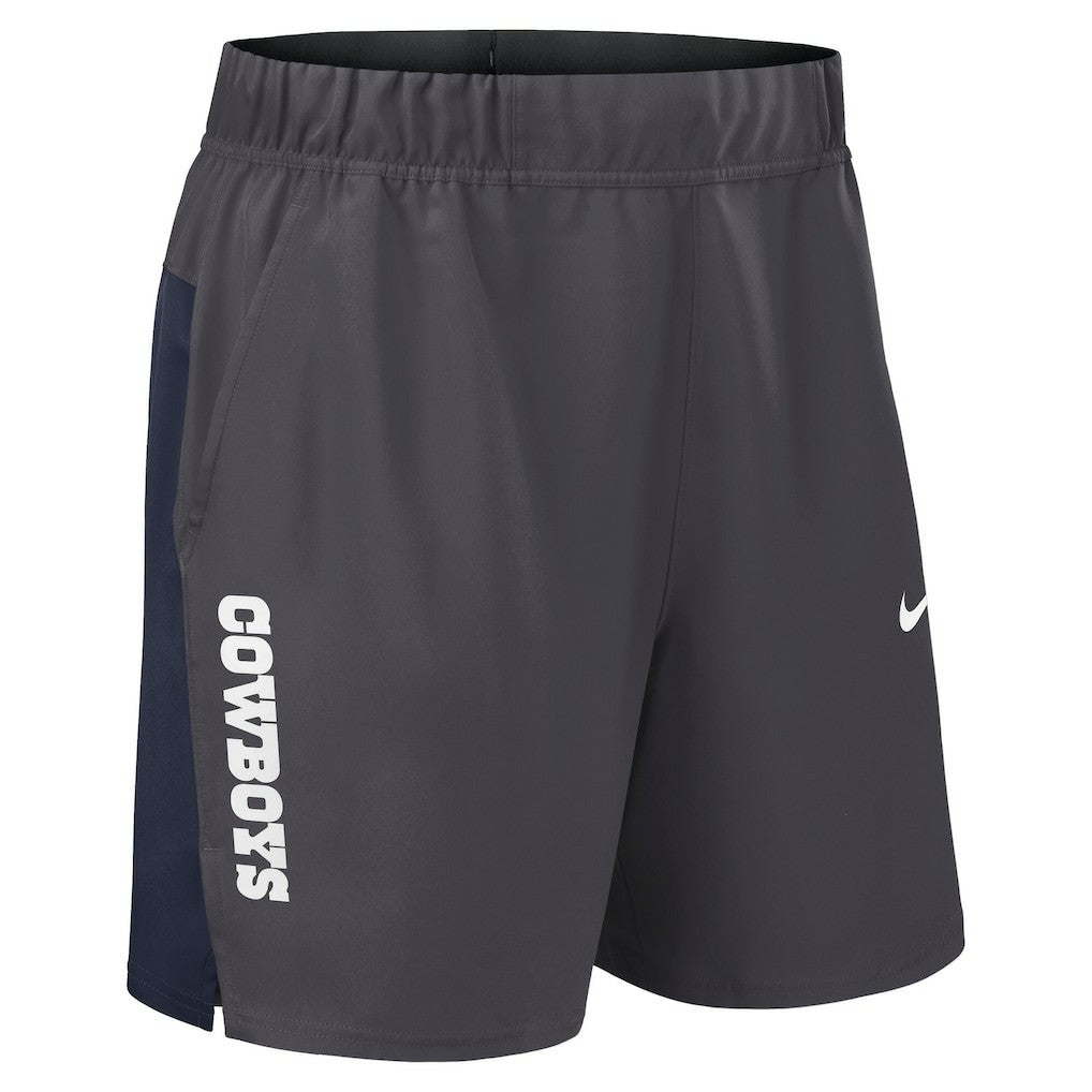 Dallas Cowboys Woven Victory Dri-FIT Shorts - Gray - Nike