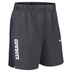 Dallas Cowboys Woven Victory Dri-FIT Shorts - Gray - Nike