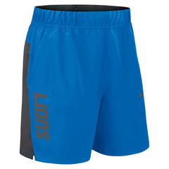 Detroit Lions Woven Victory Dri-FIT Shorts - Blue - Nike