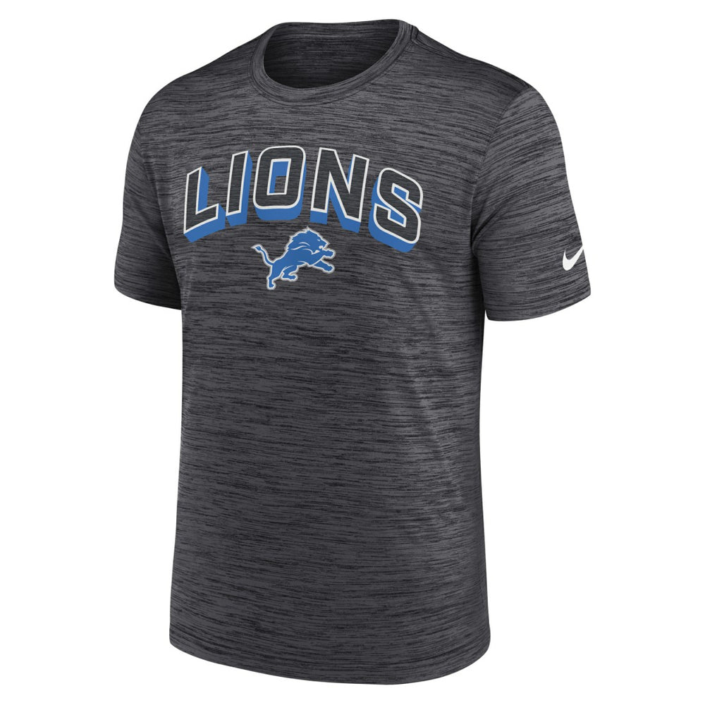 Detroit Lions Primetime Velocity Dri-FIT T-Shirt - Charcoal - Nike