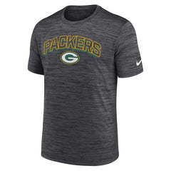 Green Bay Packers Primetime Velocity Dri-FIT T-Shirt - Charcoal - Nike