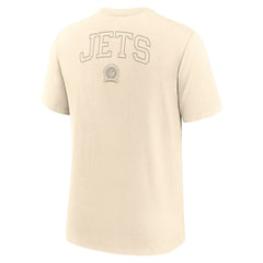 New York Jets Glory Tri-Blend T-Shirt - Cream - Nike
